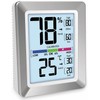 Technoline Modern Front, Coloured Display, Touch Sensor for Lighting, Silver