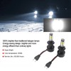 2pcs Vehicle X7‑COB 6500K H7 LED Headlight High Front Light
