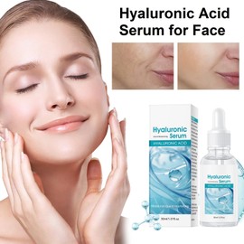 Hyaluronic Acid Serum for Face, Hydrating Serum for Face, Daily Face Moisturizer for All Skin Types, 30 ml / 1 fl oz