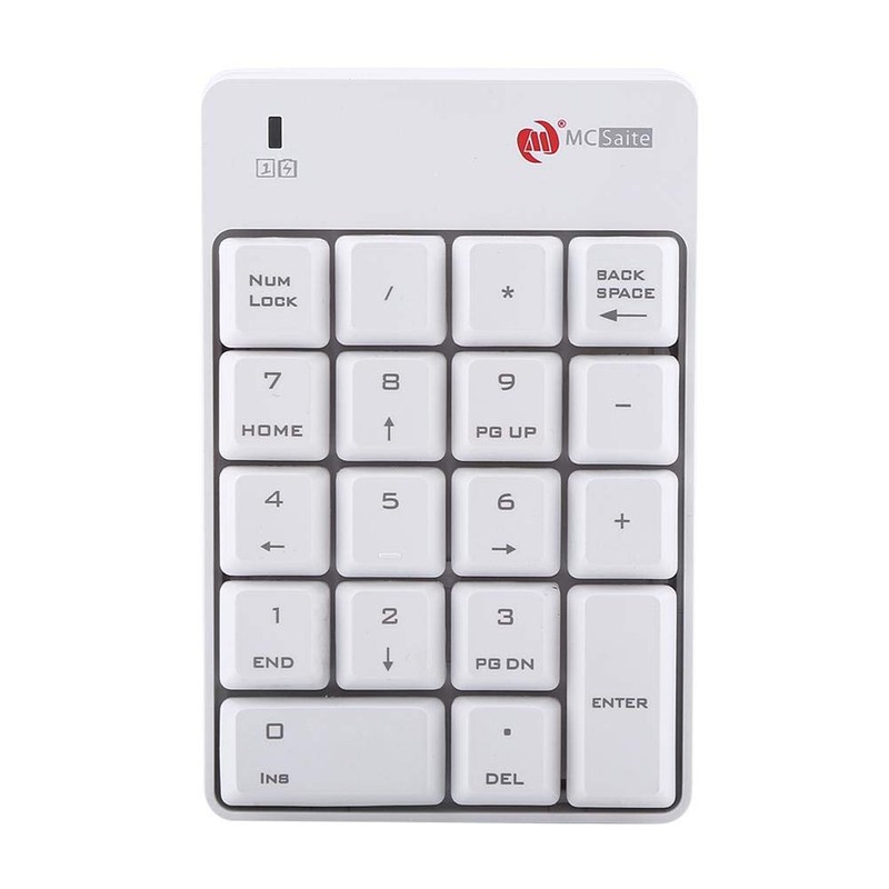 VBESTLIFE Wireless USB Numeric Keypad 2.4GHz Wireless 18 keys Numpad