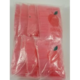 5858 Small Mini Ziplock 1000 Designs Color 2.5mil Bags You Choose 5/8" X 5/8" Baggies Apple Brand (10pks) Bulk (Pink)