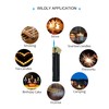 5 Pack Butane Torch Lighter Fuel Refillable Gas Window Viewable