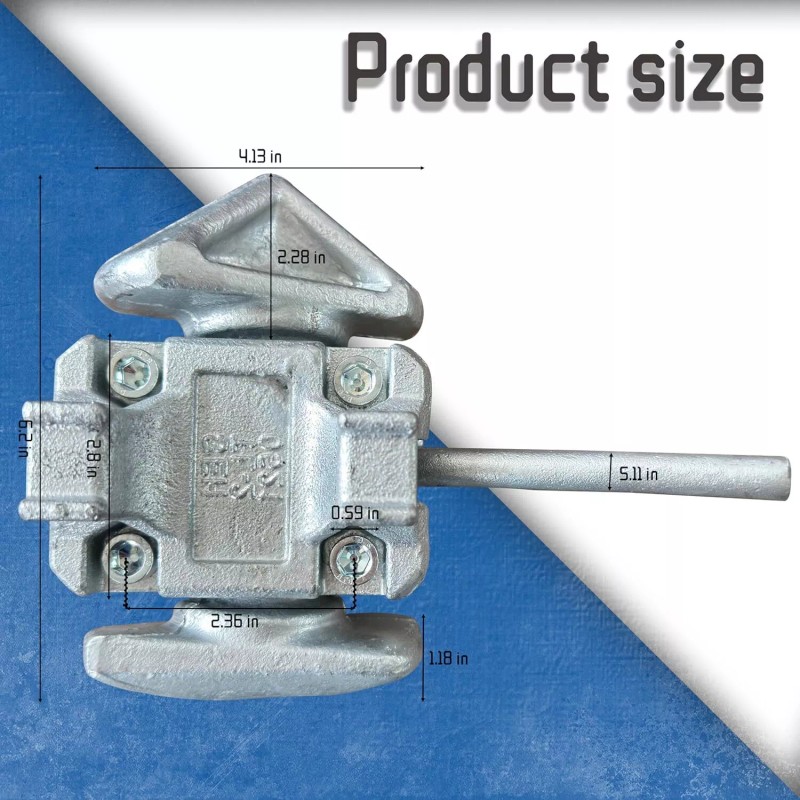 Unbranded Shipping Container Manual Stacking Double Twist Lock Sea Can
