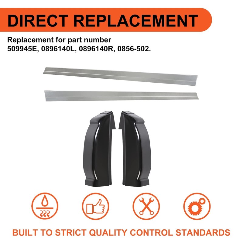 ECOTRIC Outer Rocker Panels & Cab Corners Compatible with 1999-2007