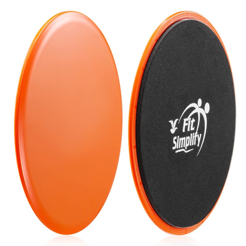 Fit Simplify Core Sliders Abdominal Exerciser with Instruction Guide and