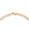 Miabella 18K Gold Over Sterling Silver Italian 5mm Solid Diamond-Cut