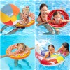 4 Pack Inflatable Pool Floats Fruit Tube Rings, Pool Floats