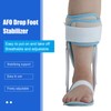AFO Drop Foot Stabilizer Adjustable Soft Padding Lightweight Fatigue Resistant