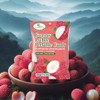 GT Gummy Lychee Peelable Candy, 3.7 oz, Non GMO, Gluten