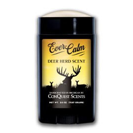 Conquest Scents EverCalm Deer Herd Scent Stick – Deer Attractant & Calming Scent, All-Season Effectiveness, Versatile Hunting Wax Stick, 2.5 oz