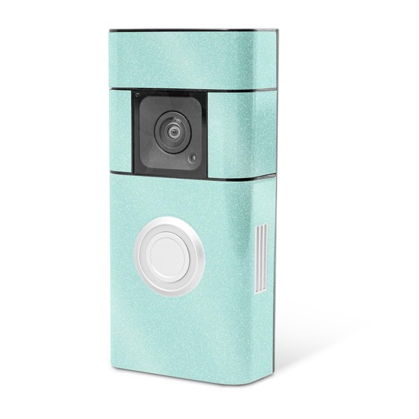 MightySkins Glossy Glitter Skin Compatible with Ring Video Doorbell Plus