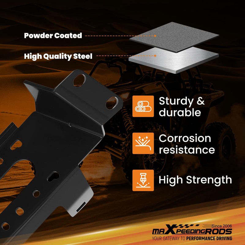 maXpeedingrods Winch Mount Kit for Polaris Ranger 400 500 570