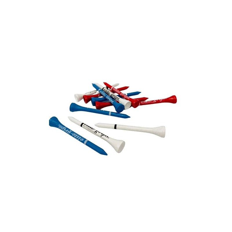 Elite Grips Tricolor Tees Golf Tees Lined, 50 Count 3