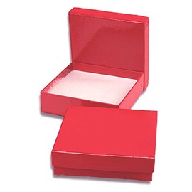 Red Glossy Jewelry Box 3-1/16" X 2 1/8" | Quantity: 100