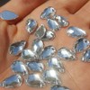 300Pcs 0.31x0.51″ Drop Shape Crystal Clear Acrylic Sew On Rhinestones