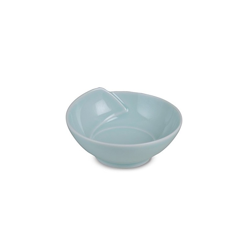 Hakusan Pottery with Small Blue and White Glaze, Approx. φ4.5
