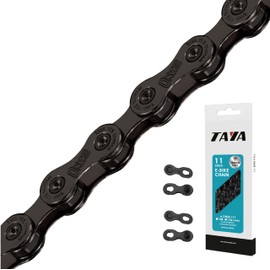 TAYA e-ONZE-111 11-Speed Bike Chain, 136 Links,Titanium Black, Durable and Smooth Shifting, for E-Bike and MTB