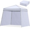 HLong Canopy Tent Sidewall for 10x10 Slant-Leg Canopy, 3 Pieces,