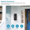 MeshSear Wireless Video Doorbell with Indoor Receiver, Enhanced Security with