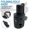 Generic Brands FEC - Base de poste plegable para scooter