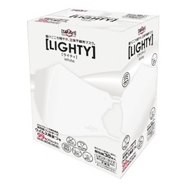 Advanced SMArt SLT-06 3D Non-Woven Mask, Light White, Regular Size, Approx. 5.1 x 4.9 inches (13 x 12.4 cm), Pack of 30