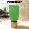 Plant Cover Winter Protection PVC NonWoven ColdProof Bag Antifreeze Green
