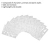 12Pcs Paint Stencils A4 Characters Animals Plants Safe Poisonless Durable