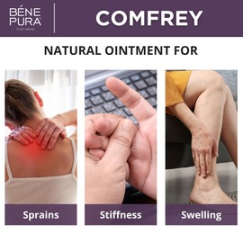 BenePura Comfrey Ointment, Natural Ointment for Joints, Stiffness and Swelling, 1.35 fl oz