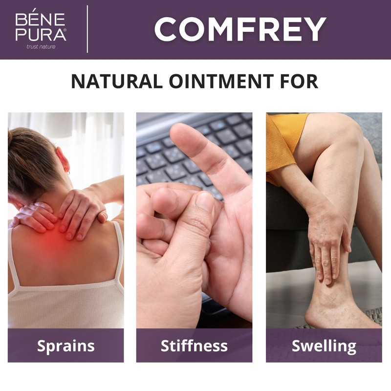 BenePura Comfrey Ointment, Natural Ointment for Joints, Stiffness and Swelling,