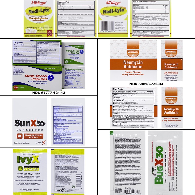 MFASCO Marine Emergency First Aid Kit - Waterproof Plano Case,