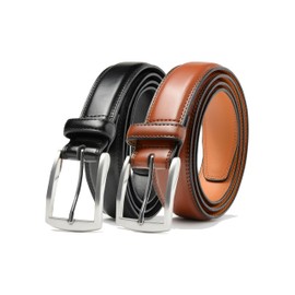 Carlo Fellini Belts For Men - Men's Dress Belt - Hand Made 100% Cow Leather Belt For Men