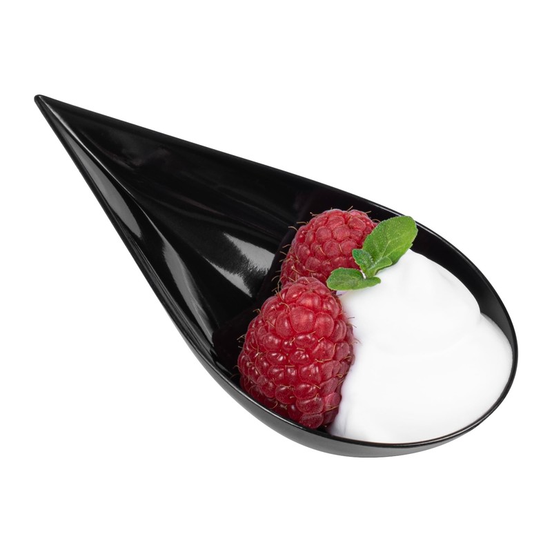 Restaurantware 4 x 2 Inch Teardrop Spoons 100 Appetizer Spoons