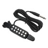 Acoustic Guitar Electric Transducer Soundhole Pickup Preamplifier Punching Free Accessories