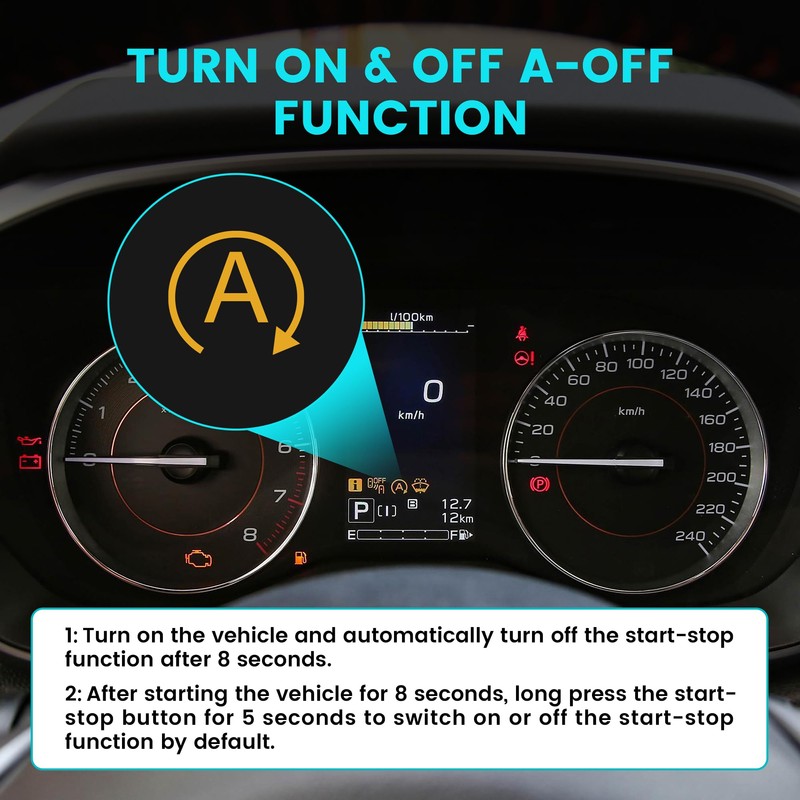 NuIth Auto Start Stop Eliminator Fits for 2015-2019 Toyota Highlander,