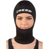 Cressi Solo Hood 5 mm, Black/Black, 5 mm, M