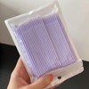 100-Pack Micro Cotton Swabs for Eyelash Extensions | 2mm Cotton