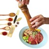 Unbranded Kitchen Tools Cooking Pepper Grinder Hand Movement Oak Solid