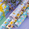 8pcs Easter Wrapping Paper Sheets Gift Wrap Recyclable Cute Bunny