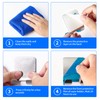 4Pcs Razor Holder, Shaver Hook Hanger, Multipurpose Self Adhesive Double