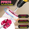 PPR75 PVC Pipe Reamer 3/4-Inch Head with 1/4-Inch Hex Shaft