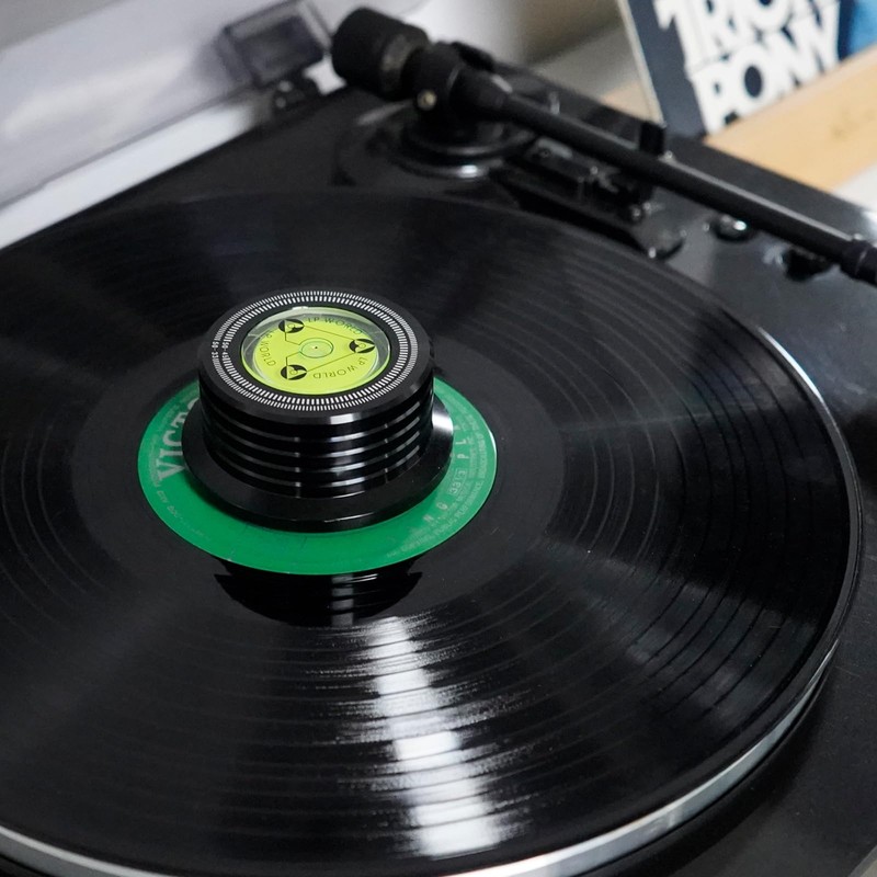 3 in 1 Black Record Weight Stabilizer, Turntable Disc Record