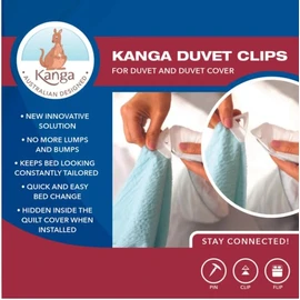 CONCIERGE Quilt Clips White Quilt Cover Clips