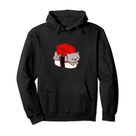 Sushi Cats - RANDOSERU (Red) Cute Kawaii Japanese Backpack Pullover Hoodie