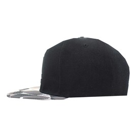 White Fang CA317 Flat Brim Hat, Cap, Panda, Animal, Cute, Casual, Men's, Women's