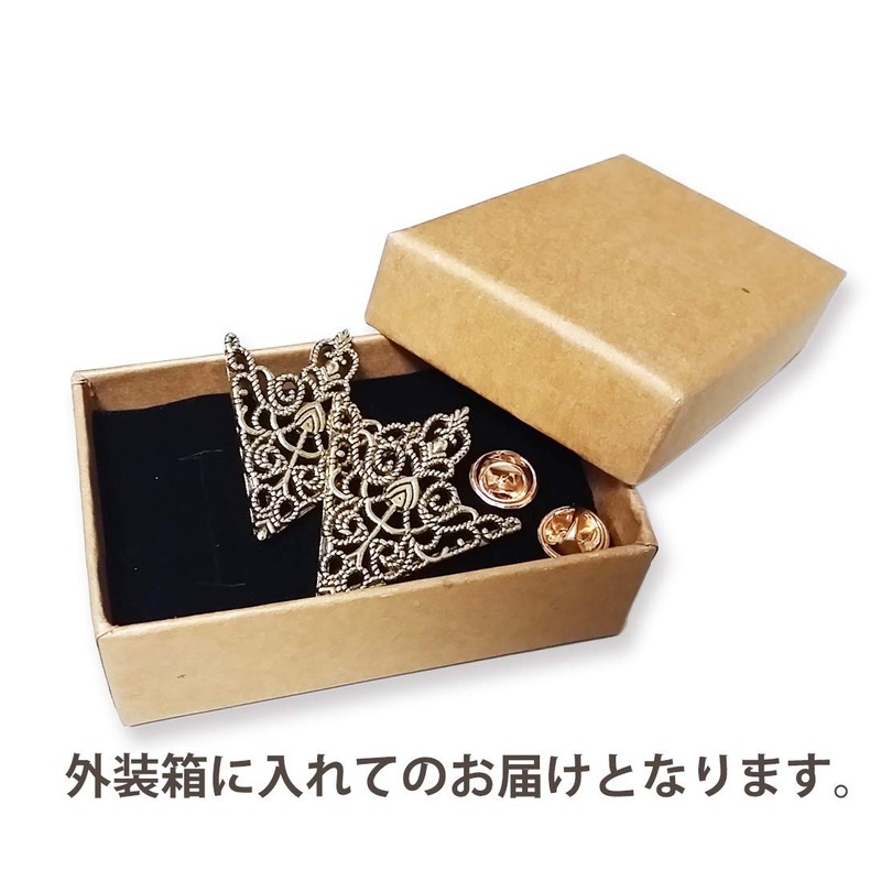 AVILMORE Antiqued Steampunk Collar Tip for Shirt Collar, Metal Copper