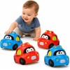 4 Pack Inertial Push Pull Car Toys for Baby Boy