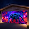 7 x 16 ft Giant Spider Halloween Garage Door Decorations