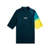Billabong™ Contrast C4MY60BIP2 Short Sleeve Rash Guard with UPF 50
