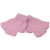 WS Accessories 1 Pair of Kids Unisex Fingerless Gloves [Light Pink]