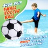 Billeeit 4Pcs Water Skipping Balls for Pool Play(Soccer Theme), Water